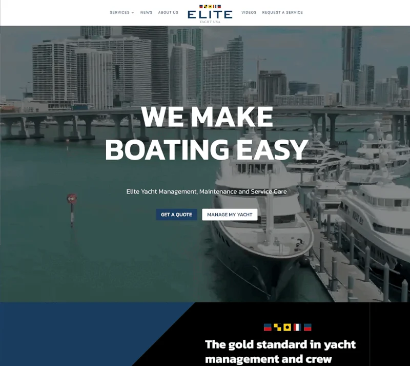 Custom broker website